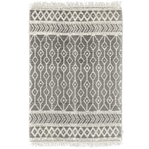 Plokščio Pynimo Kilimas Macrame Grey