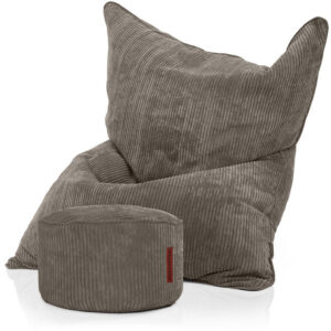 Sėdmaišių Komplektas Cordoba Indoor ir Pufas Cord
