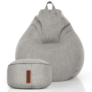 Sėdmaišių Komplektas Home Linen XXL ir Pufas Linen