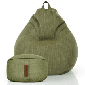 Sėdmaišių Komplektas Home Linen XXL ir Pufas Linen