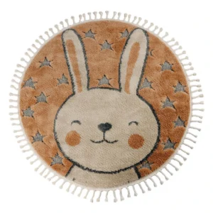 Apvalus Vaikiškas Kilimas Bunny