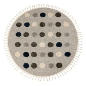 Apvalus Vaikiškas Kilimas Dots 3D