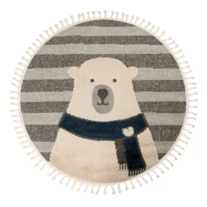 Apvalus Vaikiškas Kilimas Polar Bear