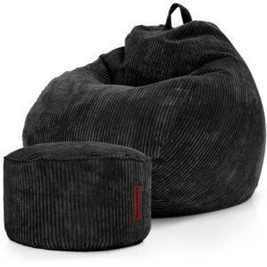 Sėdmaišių Komplektas Scoop Indoor ir Pufas Cord