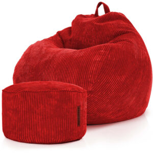 Sėdmaišių Komplektas Scoop Indoor ir Pufas Cord