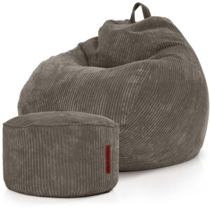 Sėdmaišių Komplektas Scoop Indoor ir Pufas Cord
