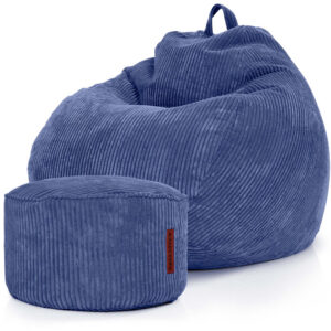 Sėdmaišių Komplektas Scoop Indoor ir Pufas Cord