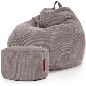 Sėdmaišių Komplektas Scoop Indoor ir Pufas Cord