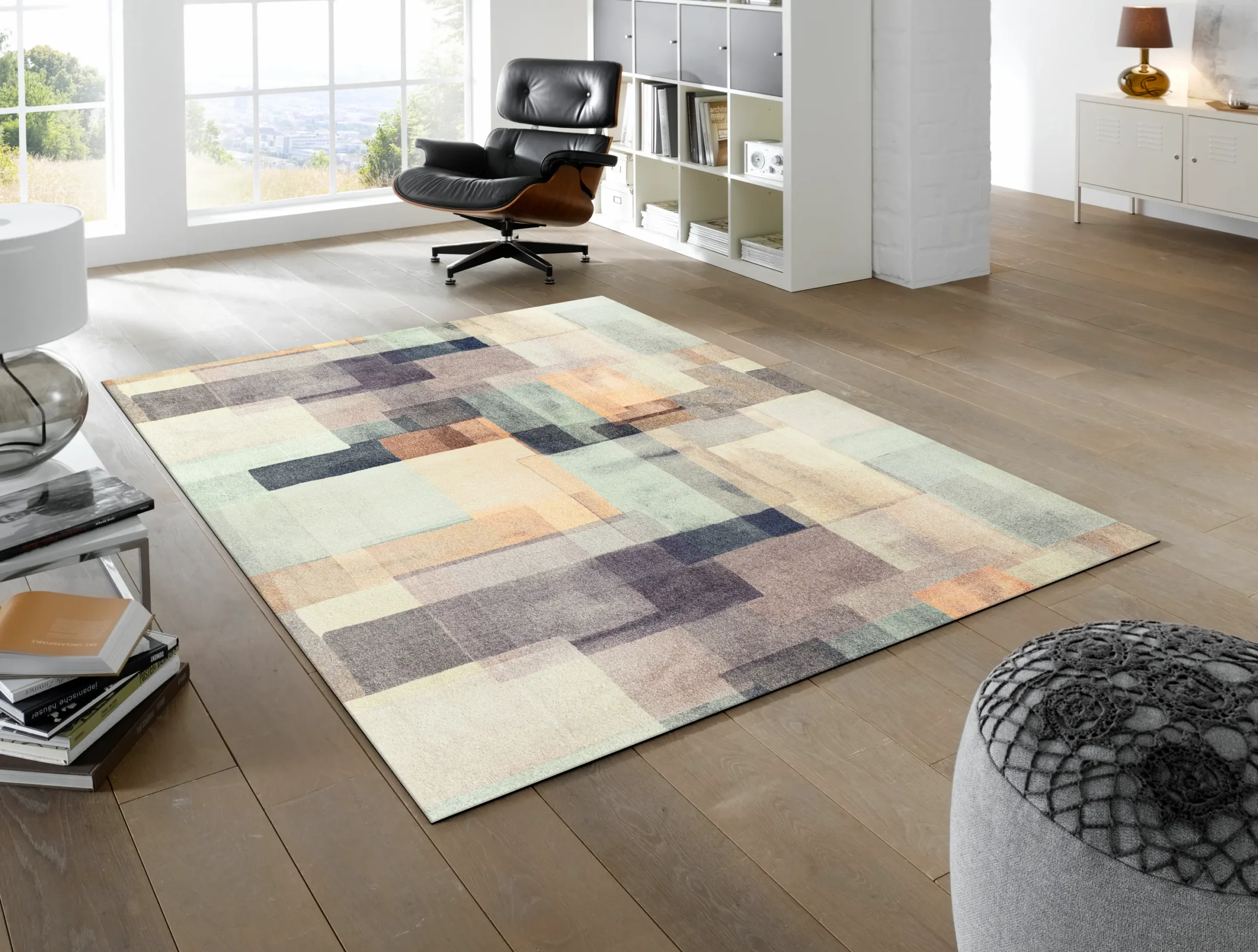 Trumpo plauko kilimas Gentle Blocks - Image 6