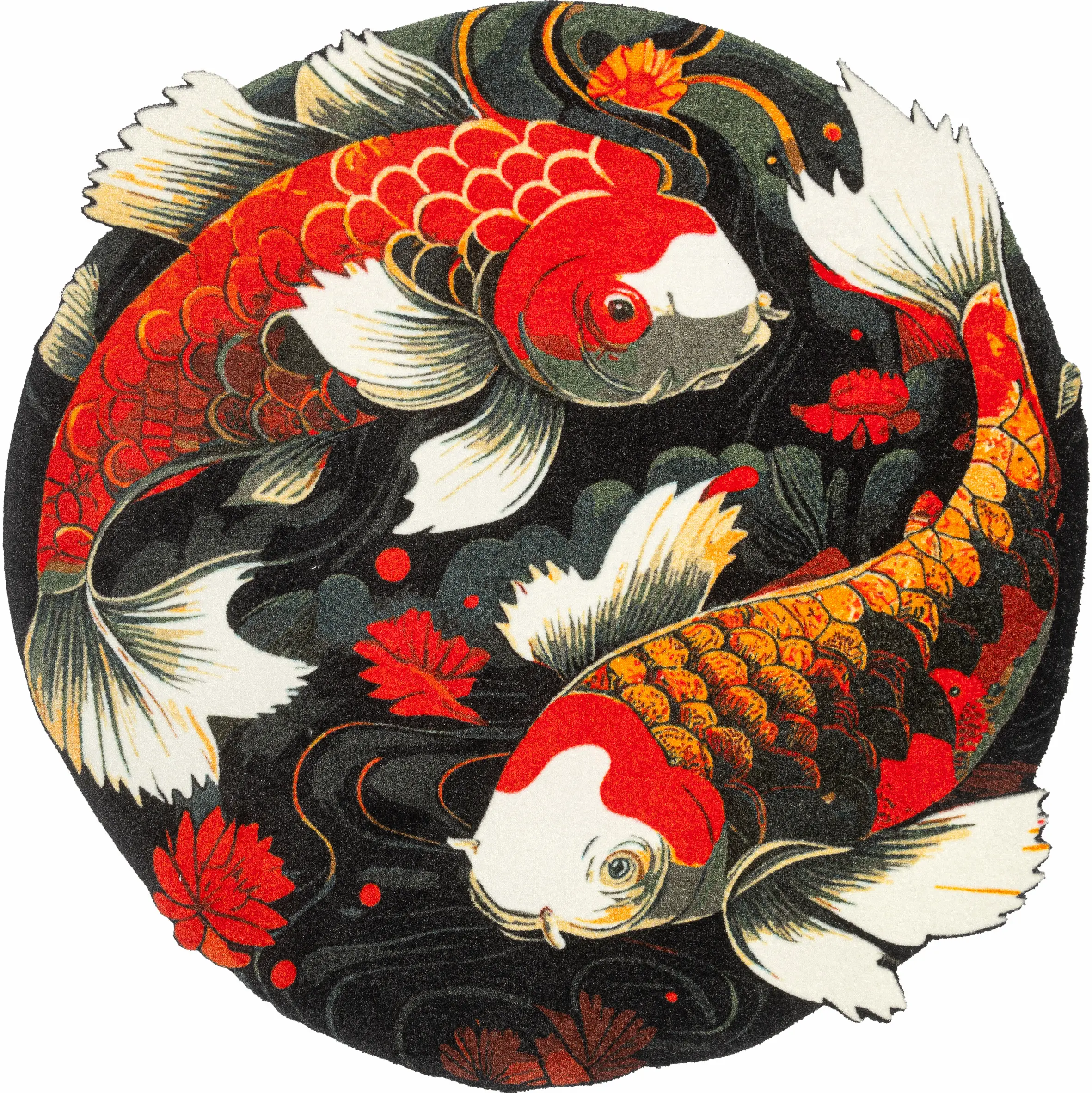Dekoratyvinis kilimėlis Koi Couple