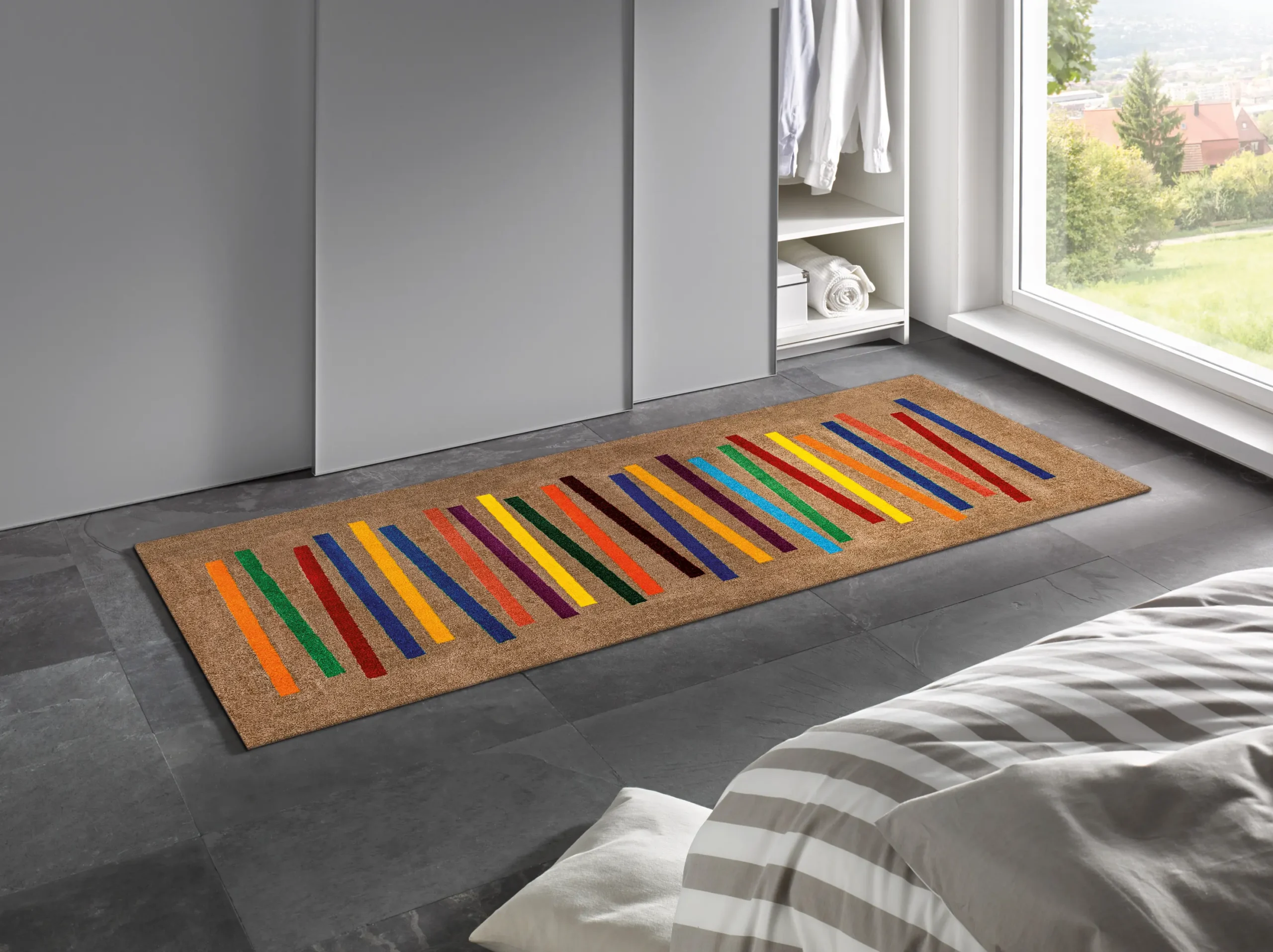 Dekoratyvinis kilimėlis Mixed Stripes - Image 3