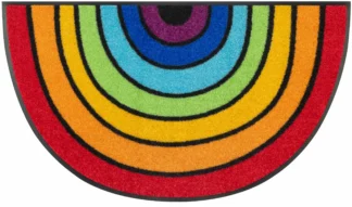 Durų kilimėlis Round Rainbow