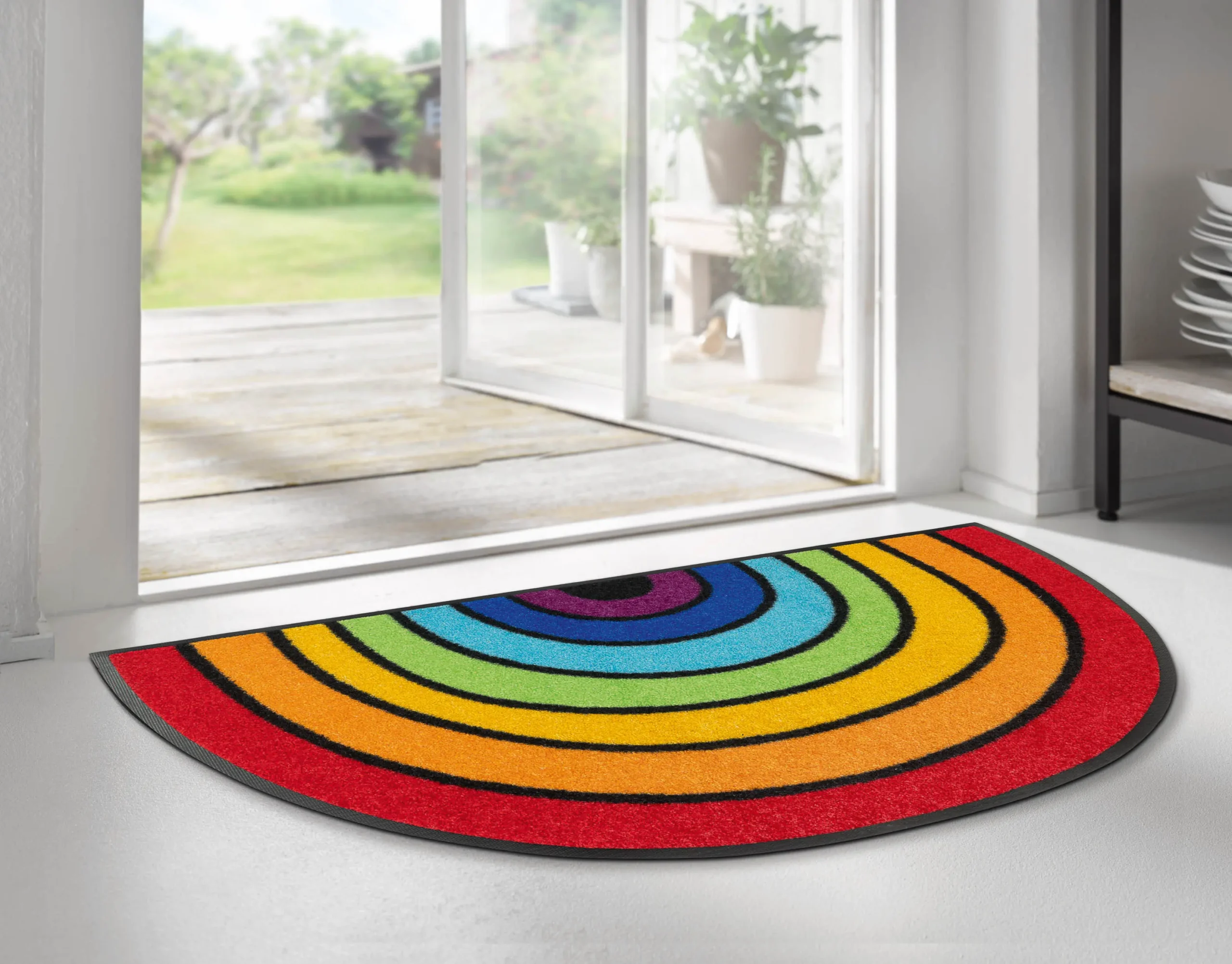 Durų kilimėlis Round Rainbow - Image 2