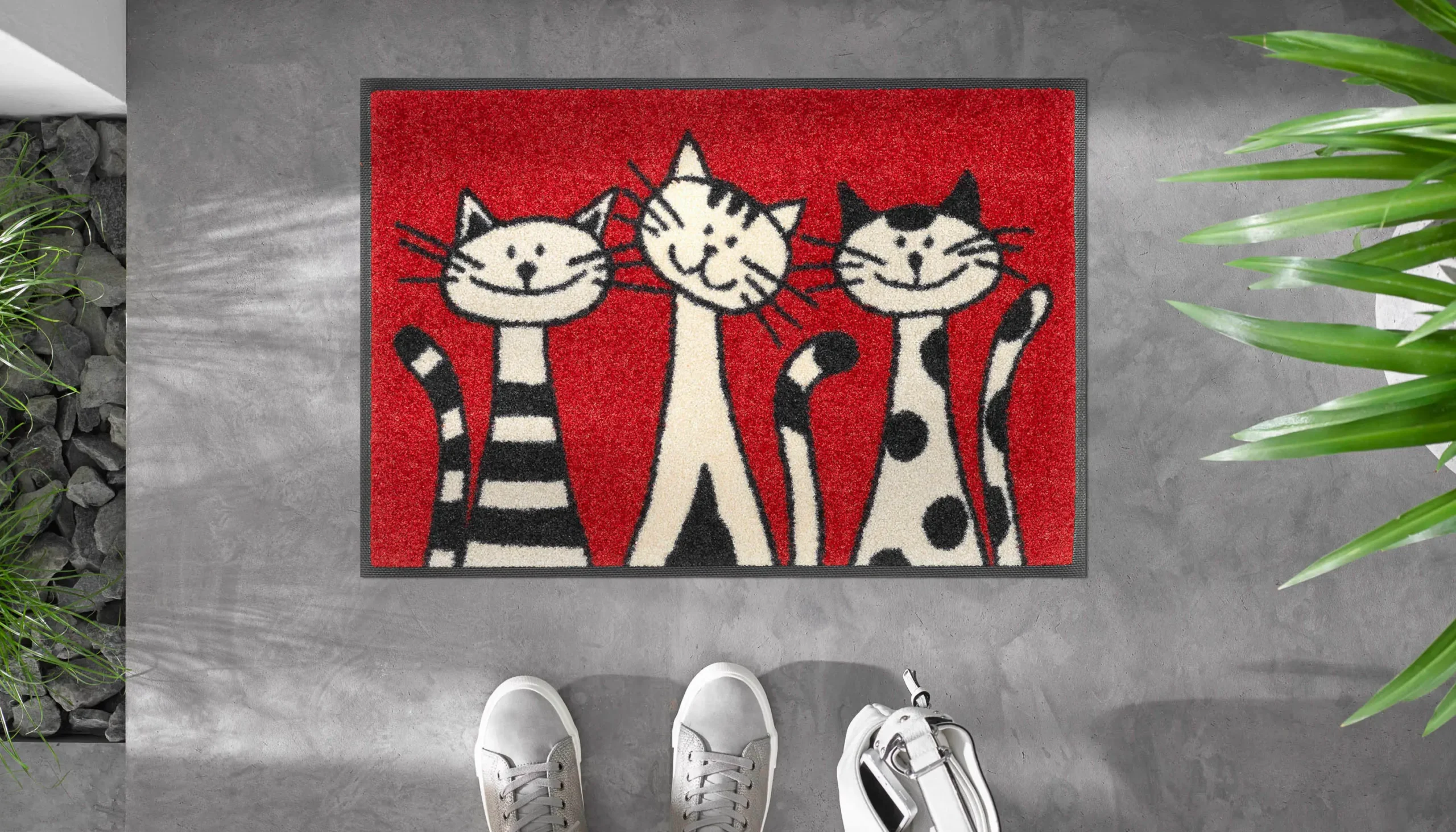 Durų kilimėlis Three Cats - Image 2